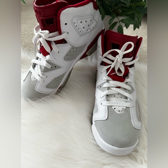 Nike Air Jordan 6 Retro Red White & Platinum - Picture 3 of 13